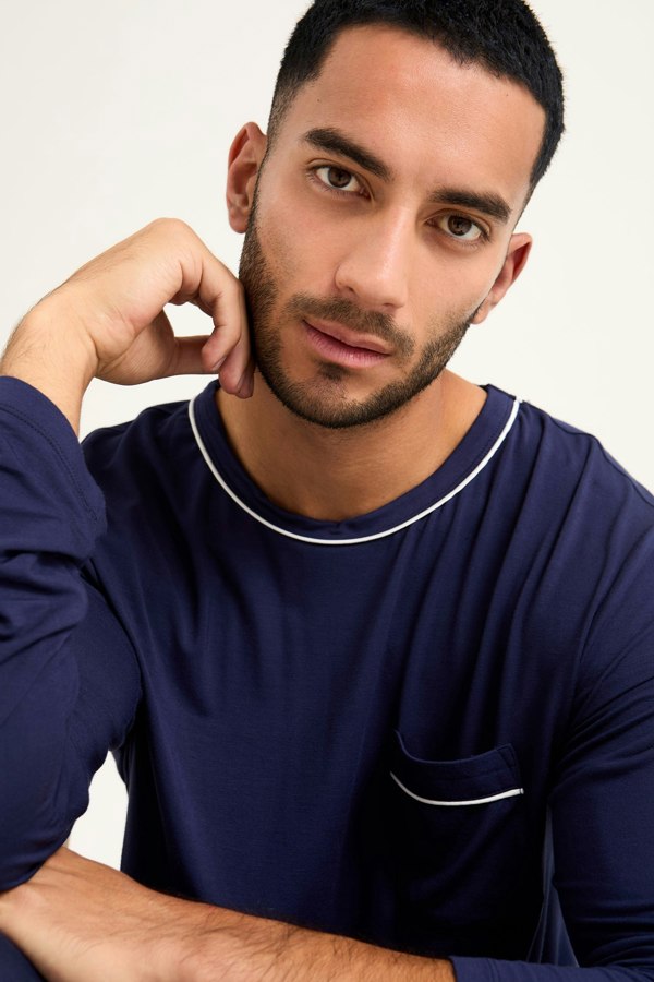 Mister You Bamboo Pyjama Set in Midnight - Pajamas