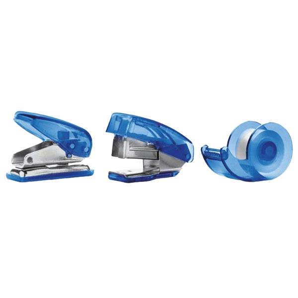 MidOcean Burobox Stationery Set - Transparent Blue - 
