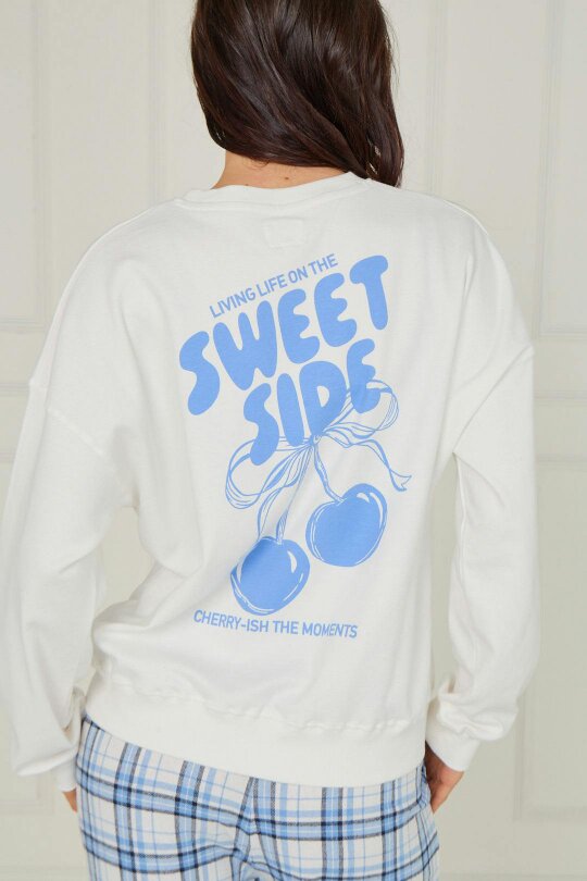 Sweet Side Cotton Pyjama Set – Blue Check