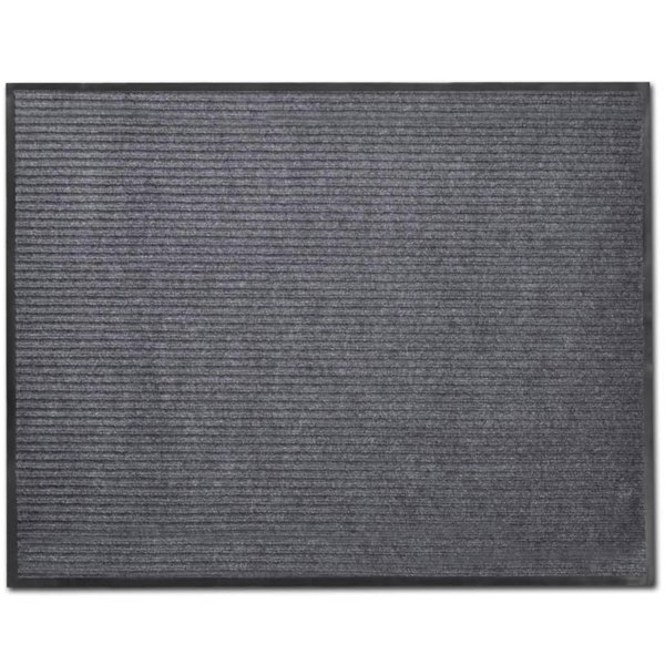 Berkfield Door Mat 120 x 180 cm Grey PVC