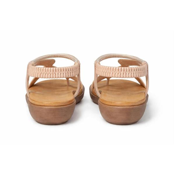 Cipriata Cipriata SERPENT Womens Slingback Sandals Rose Gold