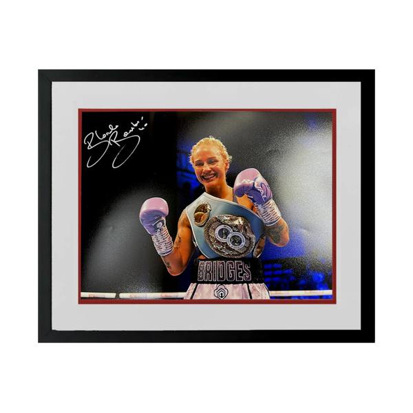 Ebanie Bridges Signed 16x12 Image Deluxe Mount Frame