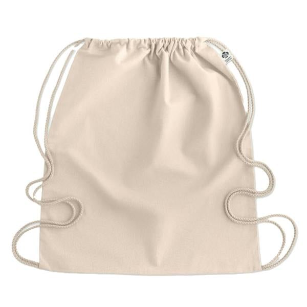 MidOcean Yuki Organic Cotton Drawstring Bag - Beige - 