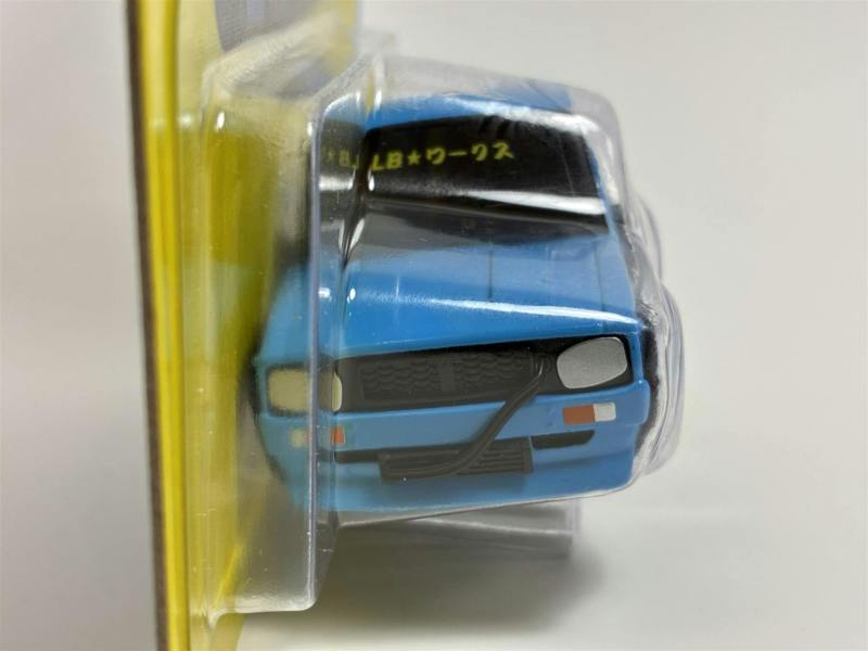MCSlots Nissan Skyline Kenmeri Liberty Walk Baby Blue Qube Carz 6cm QZ00101BL