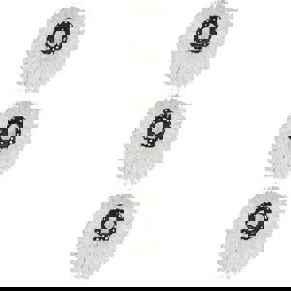 Gr8 Home Black Space Saving 360° Rotating Dual Spin Dry Mop & Bucket 3 Microfibre Heads