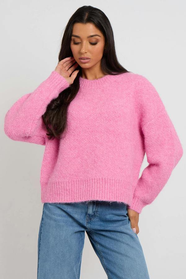 Urban Bliss Pink Wool Blend Jumper