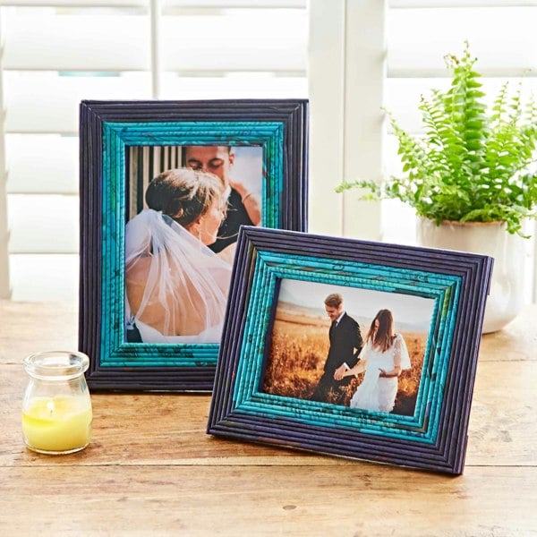 Paper High Recycled Newspaper Photo Frame