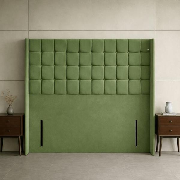 Great British Beds Winged Cubed Headboard