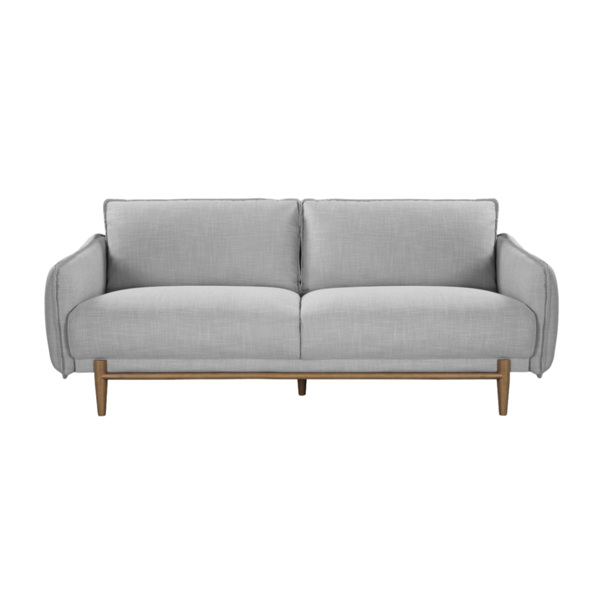 Louie 3 Seat Sofa - Grey Linen