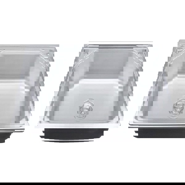 60cm W Stainless Steel Kitchen Sink Single Bowl Catering Kitchen Sinks Living and Home