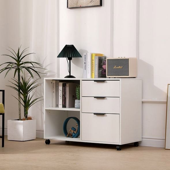 MMT Furniture Designs Under Desk Storage Cabinet, Mobile Pedestal Filing Cabinet