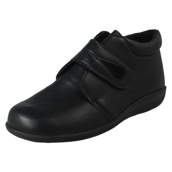 DB Shoes Ladies DB Shoes Hook and Loop Strap Casual Ankle Boots Ferry