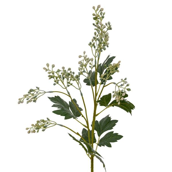 Hill Interiors Milk Thistle Bud Artificial Flower Spray - Green - 