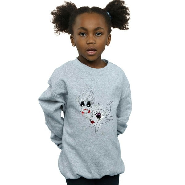 Disney Girls Villains Wicked Women Sweatshirt - Sports Grey