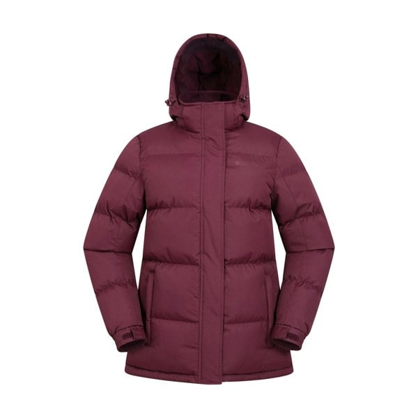 Mountain Warehouse Womens/Ladies Waterproof Padded Jacket - Burgundy