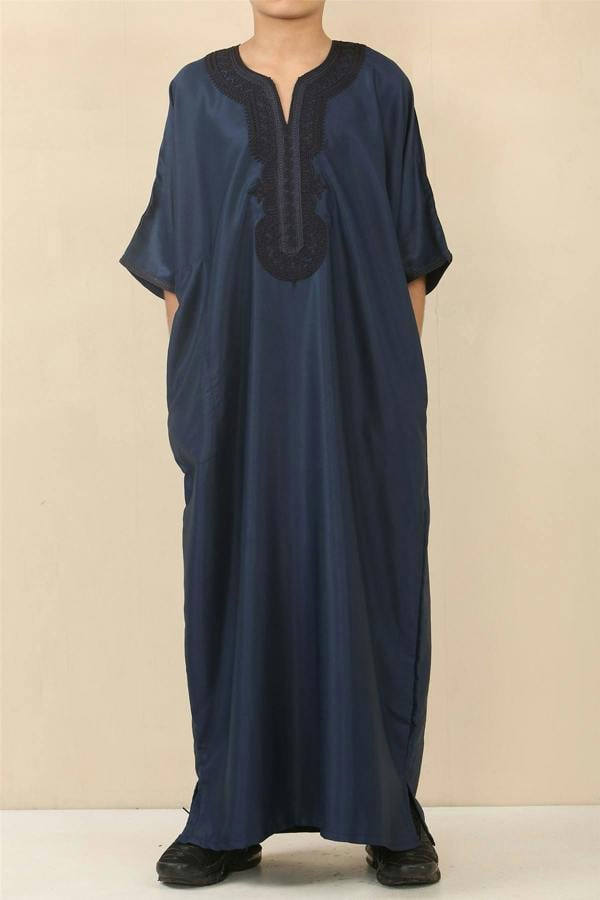 Infinity Leather Kid's Boys Moroccan Thobe Djellaba Jubba Robe Eid