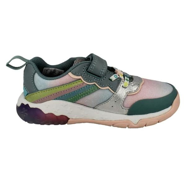 Clarks Girls Clarks Rainbow And Mermaid Tail Design Trainers Tidal Star