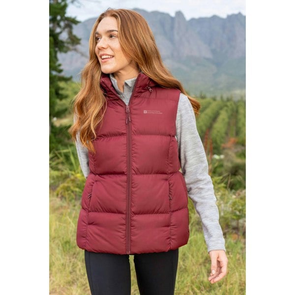 Mountain Warehouse Womens/Ladies Astral II Padded Gilet - Dark Red