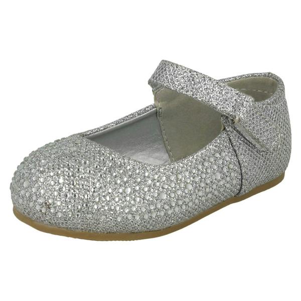 Savannah Girls Savannah Flat Diamante Shoes