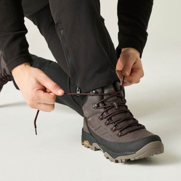 Regatta Mens Blake Walking Boots - Peat/Burnt Henna
