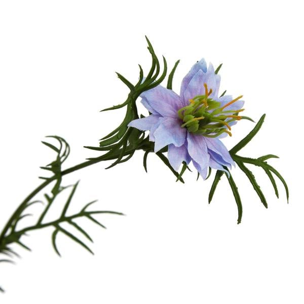 Wyld Haus Set of 3 Artificial Flowers Purple Nigella Stems
