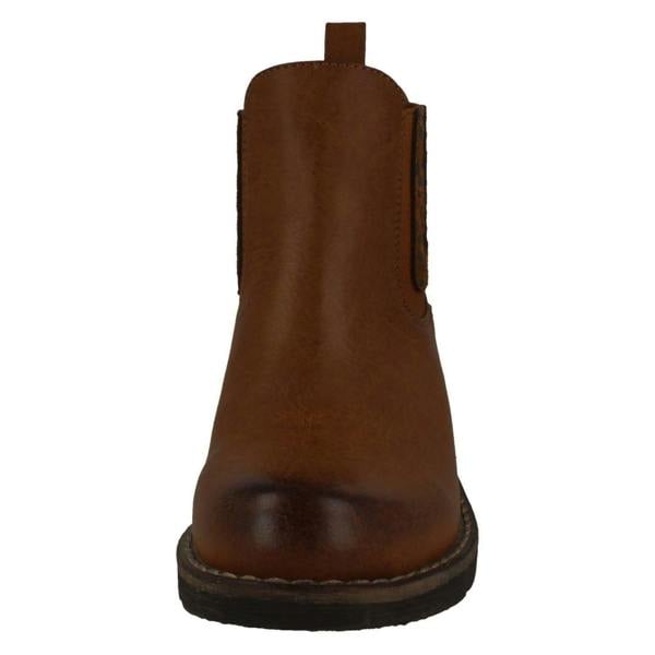 Spot On Ladies Spot On Chunky Low Heel Ankle Boots F51020