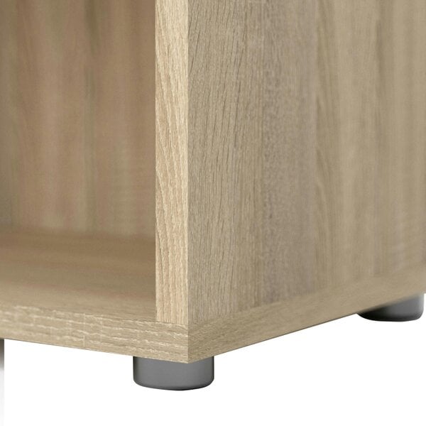 Wyld Haus Dris Natural Oak Effect Bookcase 2 Shelves
