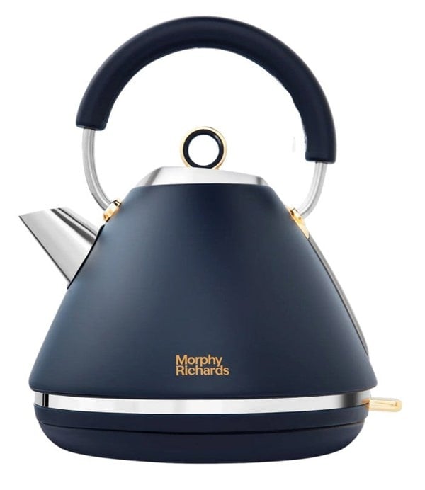 Morphy Richards Accents Gold Pyramid Traditional Kettle - 1.5L Capacity