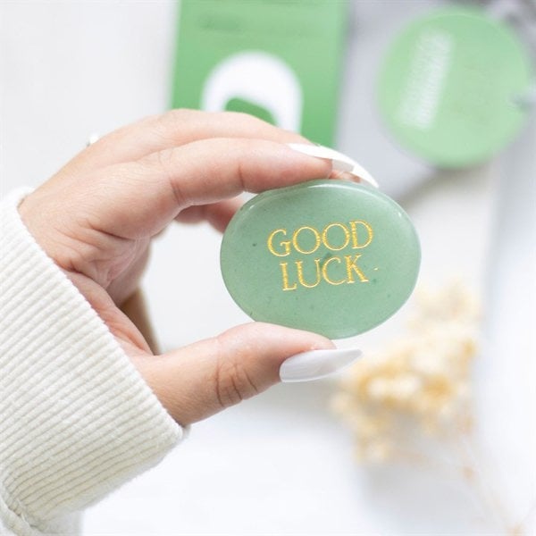Serano Good Luck Aventurine Crystal Palm Stone