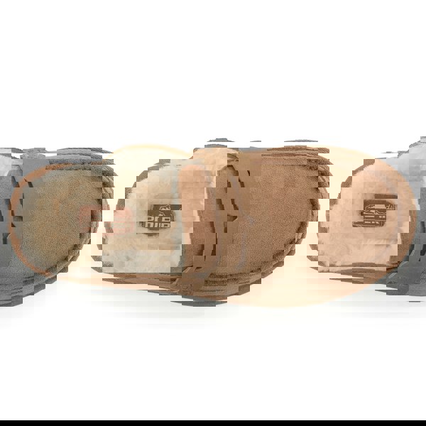 VIVA Polar Womens Faux Fur Lined Penny Loafer Slip On Slippers Cosy Suede