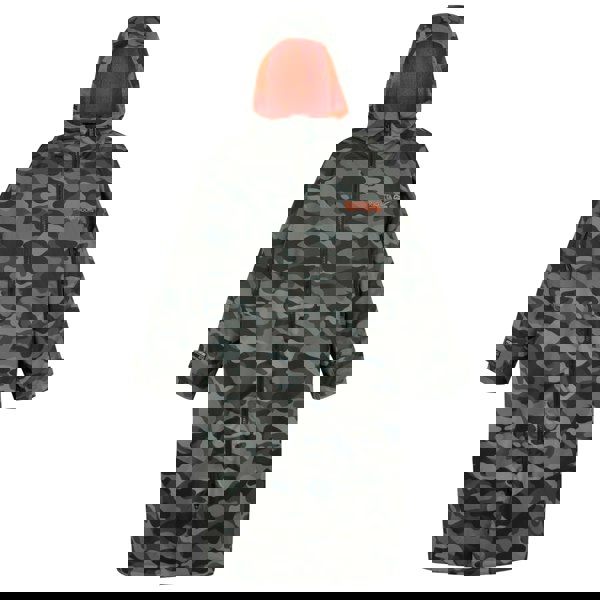 Regatta Unisex Adult Camo Changing Robe - Grey/Black