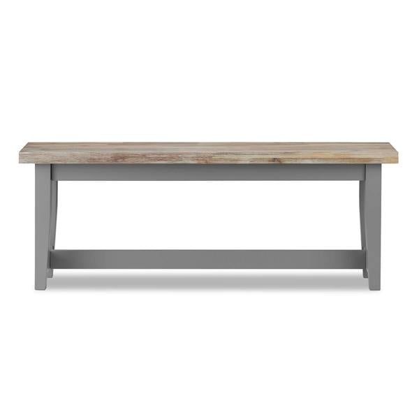 Statement Furniture Florence Bench Wooden Dining Table Seat 120cm Long