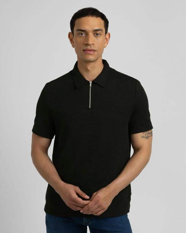 Steel & Jelly Ivy - Square Jacquard Polo Shirt