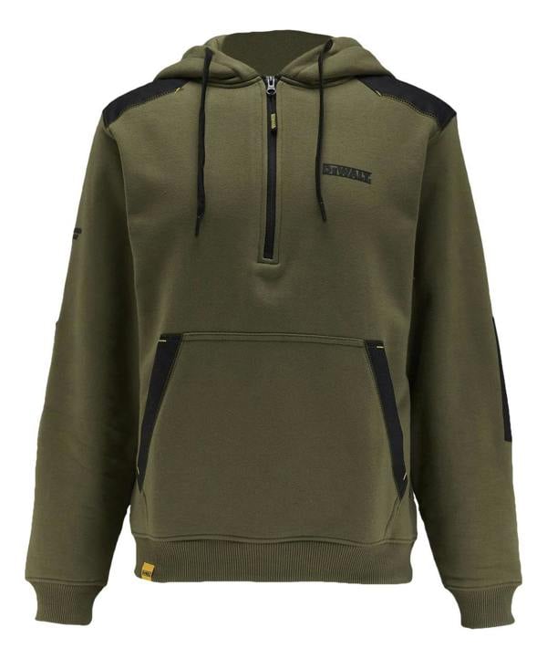 DeWalt Tough Mens Work Wear Warm Hooded Sweat Shirt Jumper