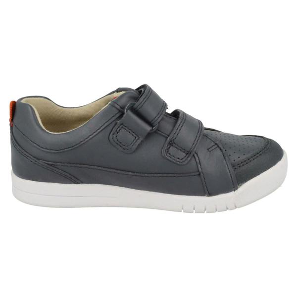 Clarks Boys Clarks Casual Hook & Loop Fastening Shoes Emery Walk T