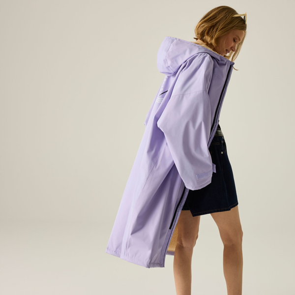 Regatta Unisex Adult Waterproof Fleece Lined Changing Robe - Pansy