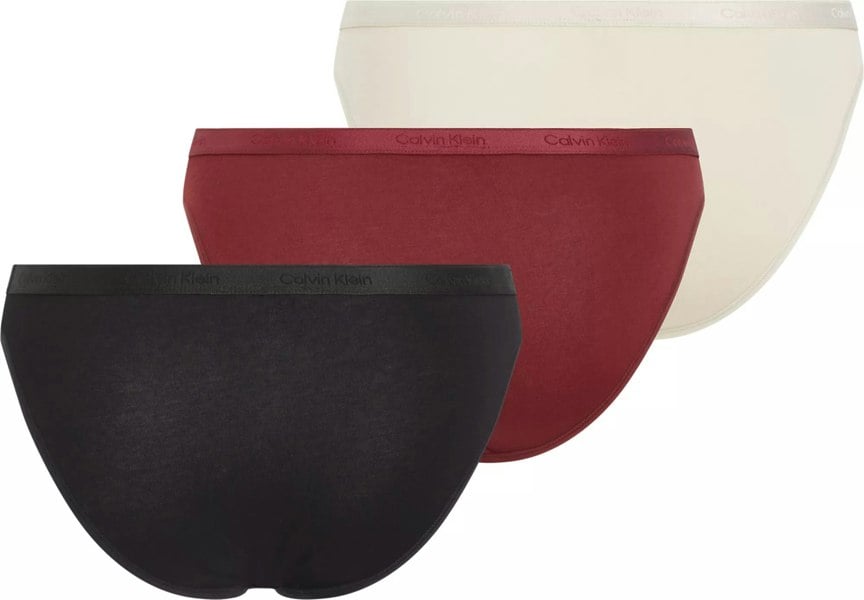 Calvin Klein MODERN LOGO HOLIDAY Womens 3 Pack Bikinis Multicoloured