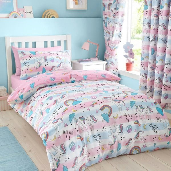 Portfolio Home Dreamy Unicorns Duvet Cover Set