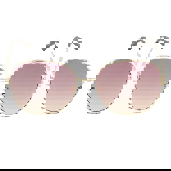 Guess Gold Frame Gradient Bordeaux Lensed Sunglasses