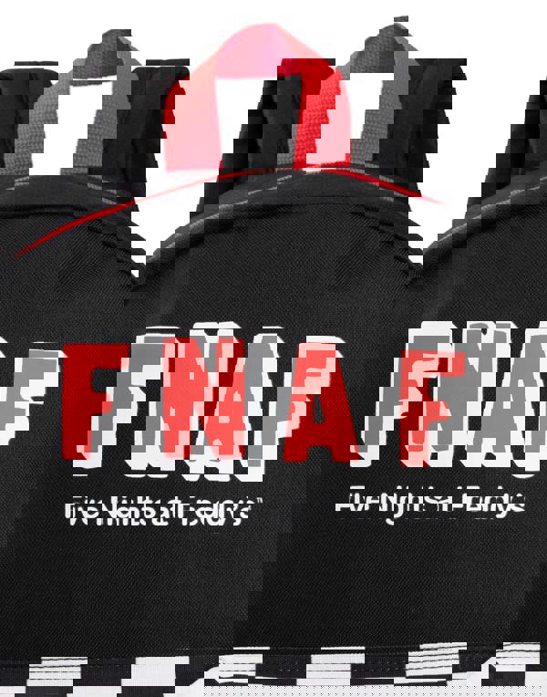 Five Nights At Freddy's Unisex Kids Black Front Printed Backpack (One Size)