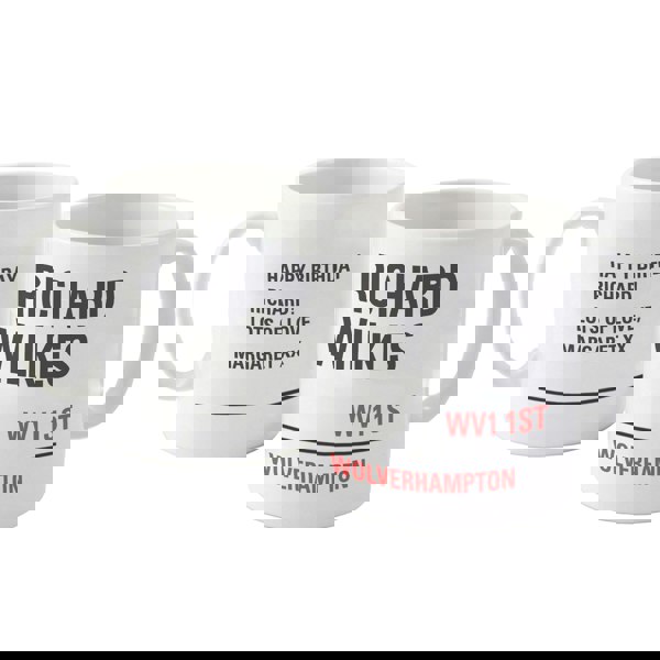 Personalised Memento Company Personalised London Street Sign Mug