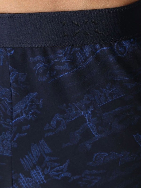 Derek RoseTrunkToile 7 Print Pima Cotton Boxer Trunk, NavyBoxers - and - Briefs.net