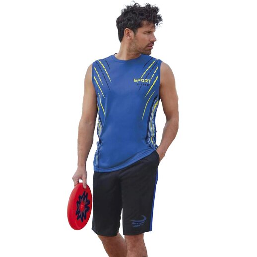 Atlas For Men Mens Jersey Shorts (Pack of 2) - Black/Blue