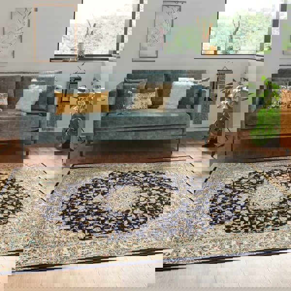 The Rugs Oriental Medallion Fringe Rug - Elegant Design