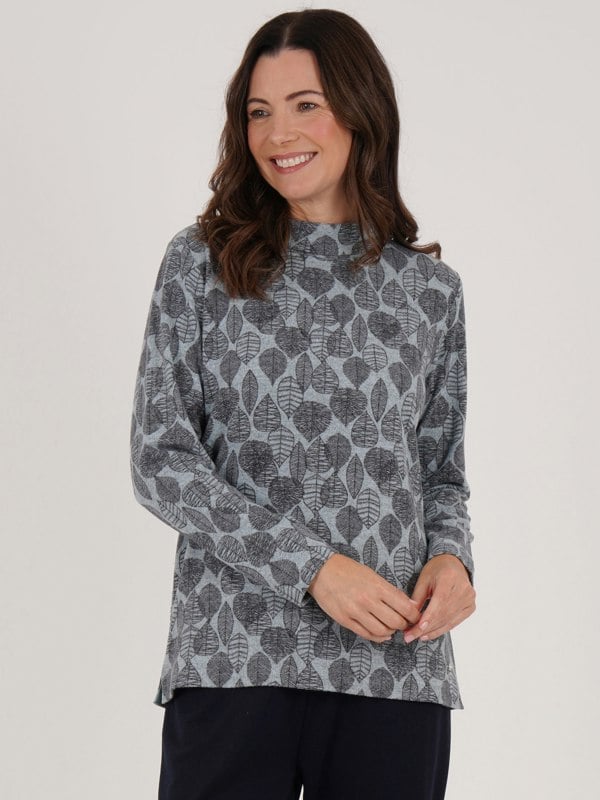 TIGI-Wear Wide Roll-neck Mod-eco Top