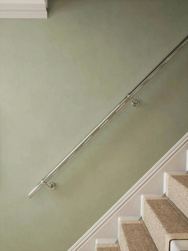 Handrails Direct Radway Chrome Straight Flight Handrail