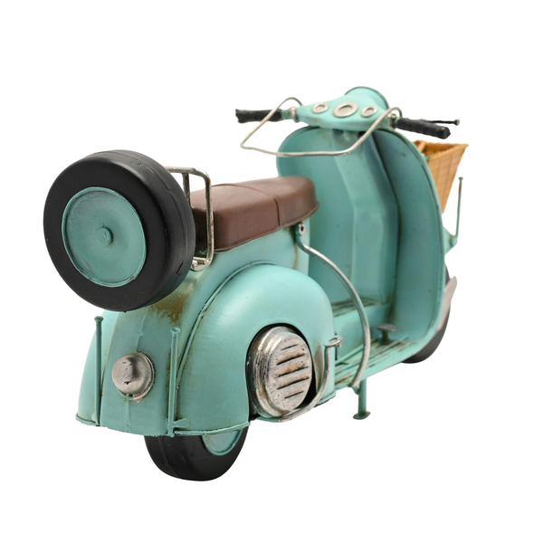 Harvey Makin Ornament - Blue Classic Scooter