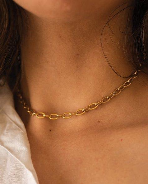 Thick 18K Gold Chain Necklace - Necklaces - Elk & Bloom