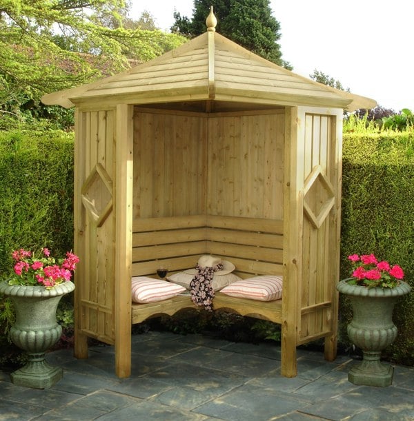 Shire Corner Arbour 1.5x1.5m - Best Shed