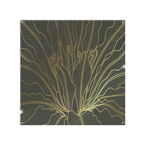Benjamin Tate Design Monstera plant line art Designer Splash Back